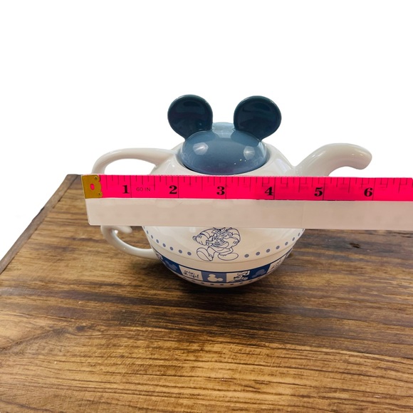 Disney Parks: Gourmet Tea For One - Teapot (3pcs). Cornflower blue and w… - Picture 9 of 10
